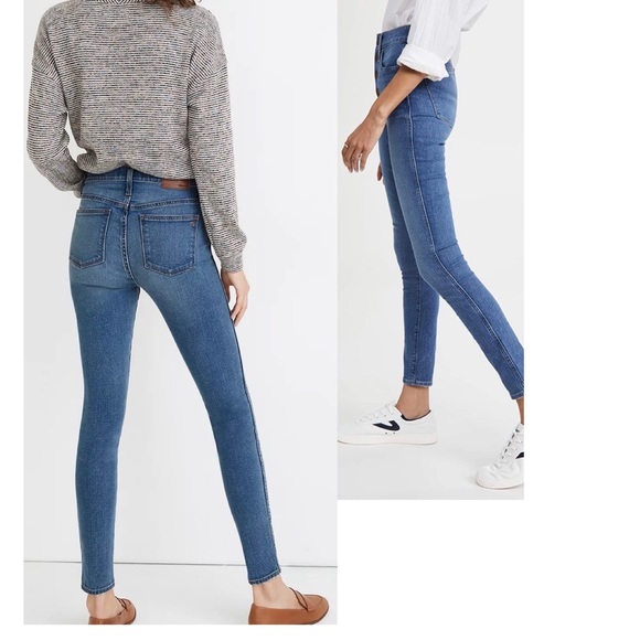NWT Madewell High Waist skinny jeans - Button Fly Premium Denim 25 - Picture 5 of 13